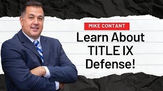 Title IX Defense - Greater Boston Legal Advice