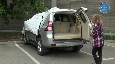 Aluminet shade cloth for the car