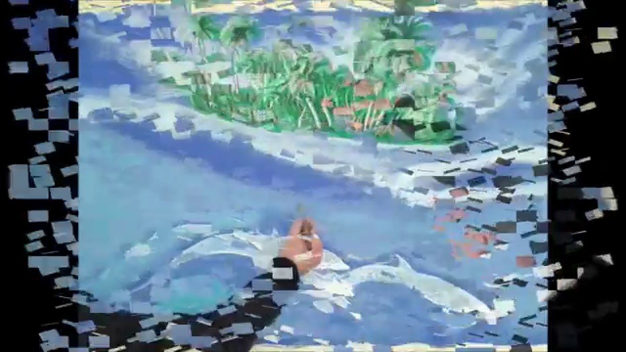 Dipinto su muro colori a tempera – tropical island. youtube Dipinti su muro
