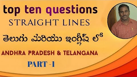 inter maths-1B #straight lines very important questions (Ortho centre problems)7marks