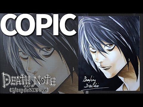 Drawing エル ローライト Lawliet L イラスト Death Note デスノート Copic Draw Youtube