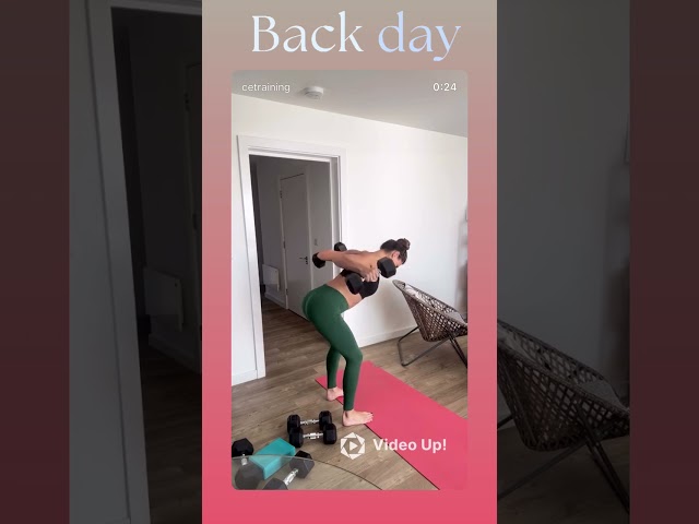 BACK HOME WORKOUT 💪