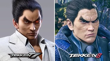 Tekken 7 vs Tekken 8 | Graphics and Details All Character Comparison