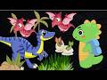 Prismatic Predators: Bright Colors of the Prehistoric Age 💎🦕| Active Sensory Kids