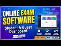 Part-2 | Online Exam &amp; Quiz Software | Student &amp; Guest Dashboard Demo