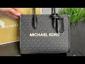 Распаковка сумки MICHAEL KORS Mirella Small Signature Logo Crossbody Bag (black)