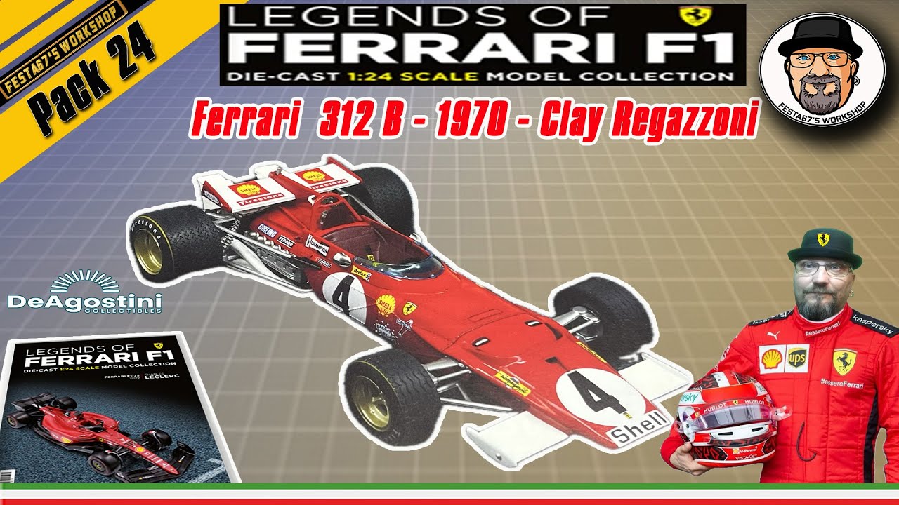 LEGENDS Of FERRARI F1 - DeAgostini - Pack 24 - Clay Regazzoni