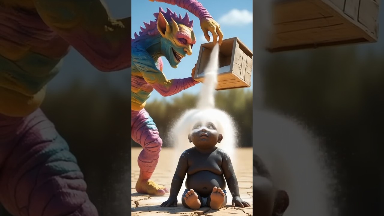 Baby’s Fairness Cream vs Weird Creature’s Magic Powder 👶✨🐾 