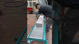 High-Efficiency Small Scale Concrete Block Maker #BrickMakingMachine#ConstructionEquipment