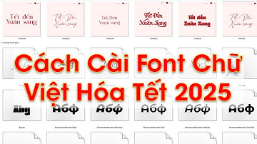 Hướng Dẫn Cài Đặt Font Chữ Việt Hóa Cho Photoshop Và Ilustrator