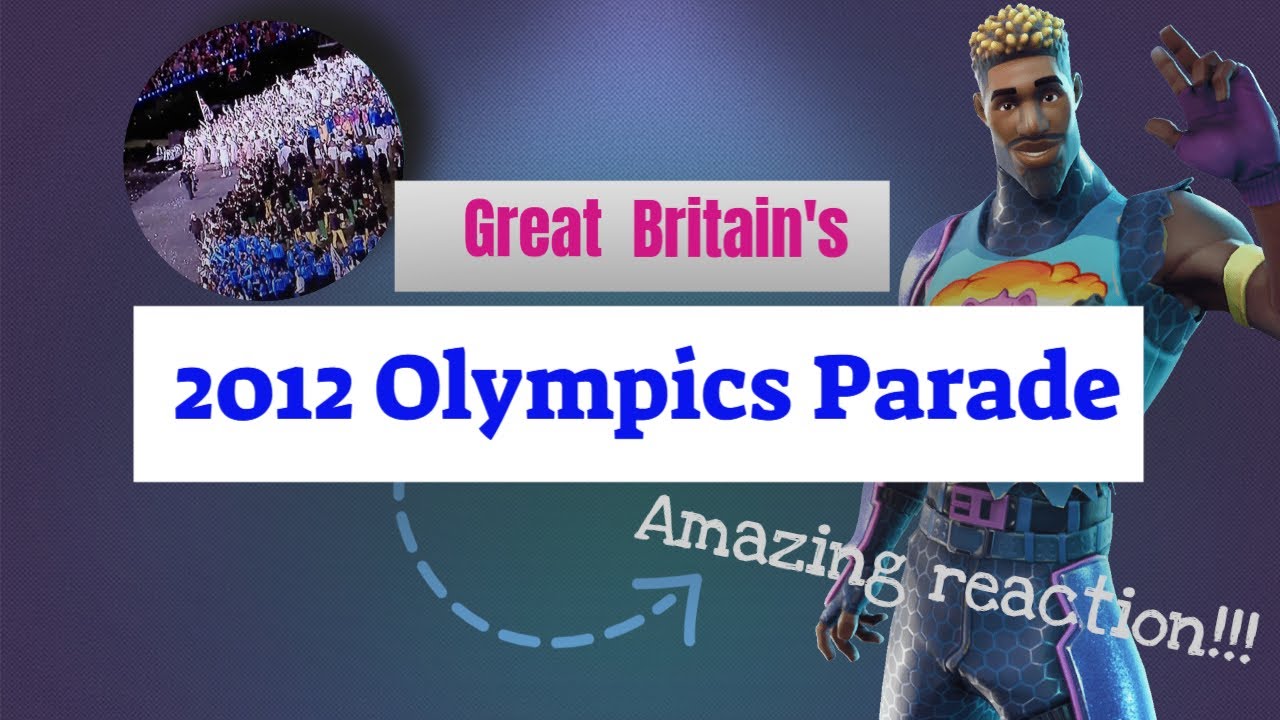 Great Britain's parade of athletes at the Olympics