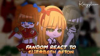 Fandom React To Each Other [Elizabeth Afton] ☆ (3/6) ☆ Credits On Description ☆ kreyyluvv