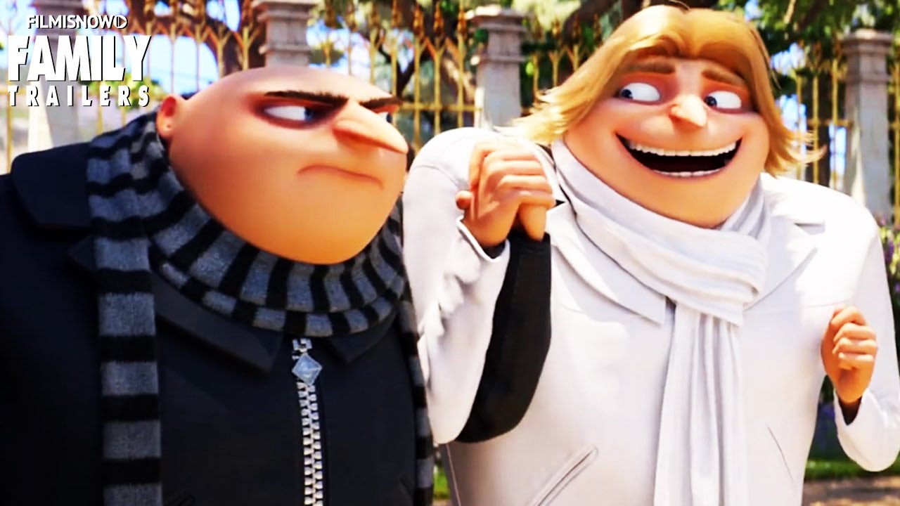 Despicable Me 3 Gru Meets His Twin Dru In Funny New Trailer Youtube