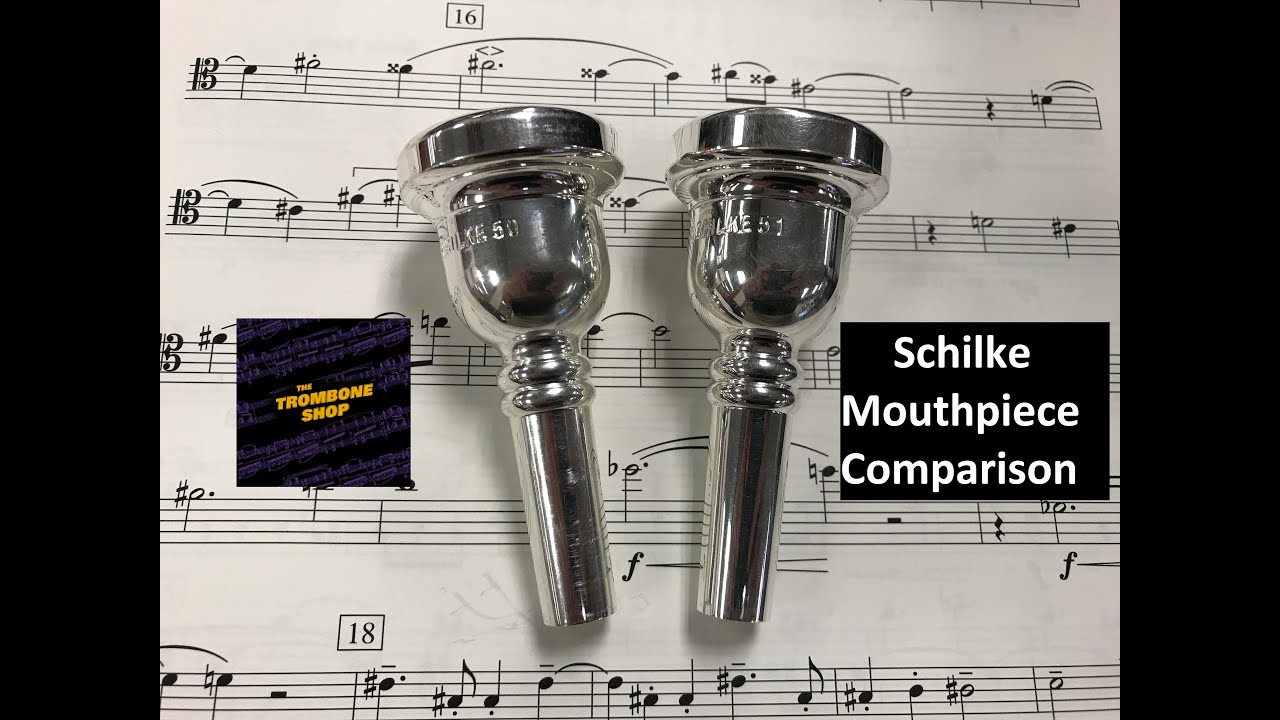 Schilke Trombone Mouthpiece Comparison Chart