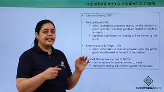 Class 11th – Internal Trade - Important Terms | Business studies | Tutorials Point