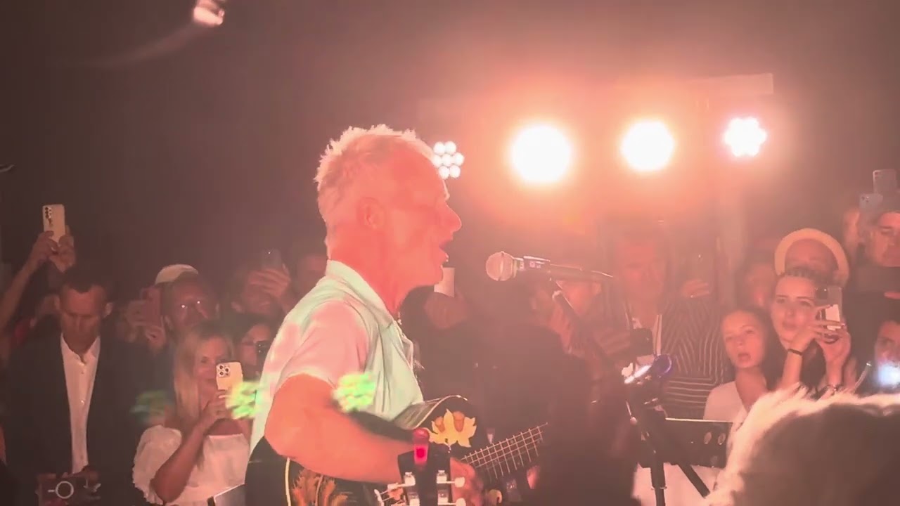 Sting Englishman in New York live at his Tuscan Villa Il Pagalio August 17th 2024 