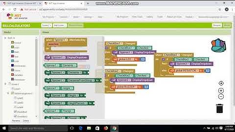 CREATE BILL CALCULATOR IN MIT APP INVENTOR