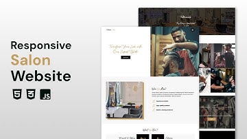 Responsive Unisex Salon Website with HTML, CSS & JavaScript | Step-by-Step Tutorial