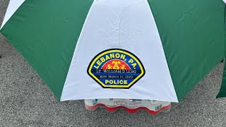 Third-annual 'Umbrella Walk' honors Lebanon police officer killed in line of duty