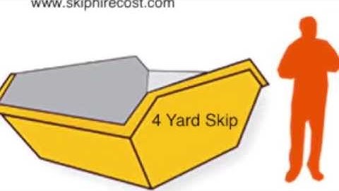 Skip Hire 4 Yard Skip Size Guide