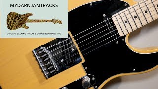Video thumbnail of "Easy Country Rock Backing Track in A"