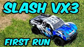 Traxxas 2WD Slash VX3 - First Run Review