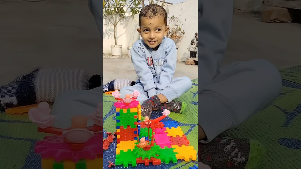 Braintastic Miracal Bricks Motorized Spinning Gear Building Block Toy Set 