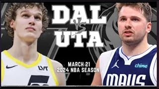 Dallas Mavericks vs Utah Jazz  Full Game Highlights