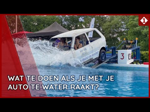 Wat te doen als je met je auto te water raakt?