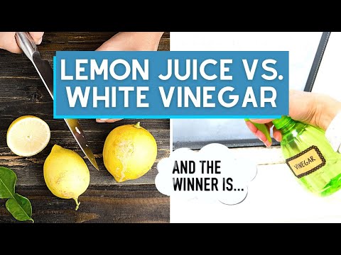 Lemon Juice vs. Vinegar for Cleaning