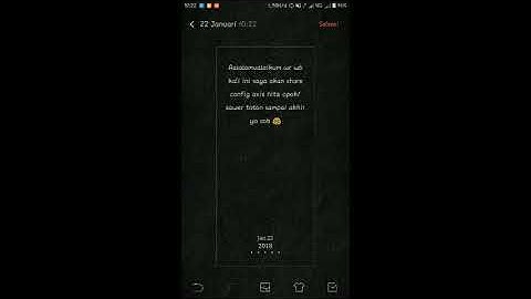 CONFIG AXIS HITZ OPOK/SAWER DI JAMIN KONEK