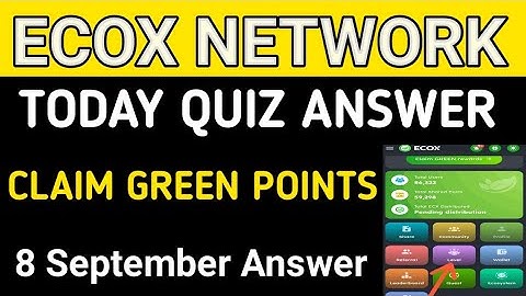 Ecox Network Update|Ecox today Quiz Answer|How to Increase Mining Speed in Ecox 