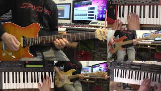 Video thumbnail of "Senza una donna (INSTRUMENTAL COVER)"