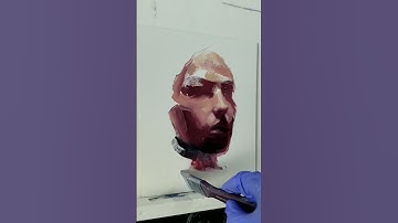 Oil Painting Time Lapse. This One Is Called "Blaze" #shorts