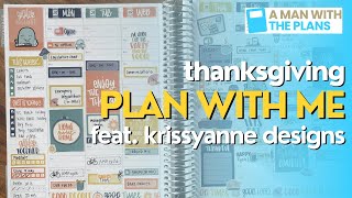 Thanksgiving Plan with Me feat Krissyanne Designs