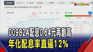 00982A將配息0.64元! 5/18最後買進日 6/12入帳 掛牌來三度填息 今年含息報酬突破50% 布局台積電等AI股 納入低軌衛星.光通訊｜20260505｜非凡財經新聞