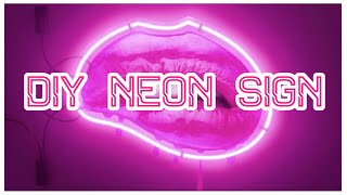 DIY NEON LIGHT UP SIGN | TUMBLR ROOM DECOR 2017 DIY NEON LIGHT UP SIGN | TUMBLR ROOM DECOR 2017
