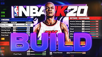 BEST BUILD IN NBA 2K20! MY OFFICIAL PARK BUILD! 54 BADGES!