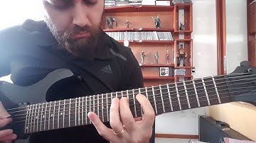 Ibanez RG8 - Microtones first experience. Maqam Rāst. WAEL DAOU