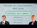 Philip Marris TOC   Lean experience and comments - Interview by Bill Dettmer V2