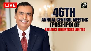 46th Annual General Meeting (Post-IPO) of Reliance Industries Limited | Mukesh Ambani Speech|