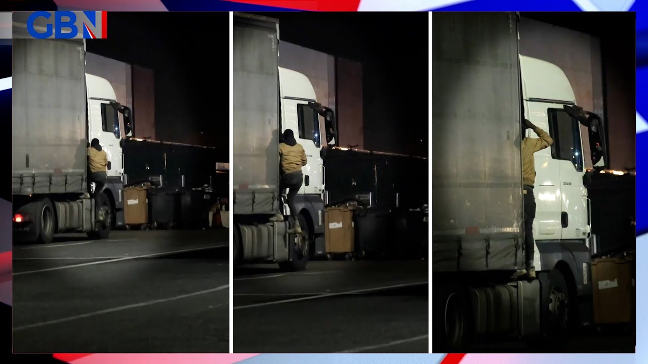 EXCLUSIVE: Migrants continue to HIDE IN LORRIES at Calais before making journey to UK