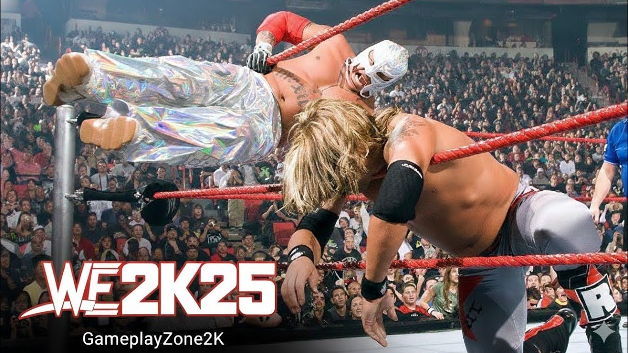 EDGE vs REY MYSTERIO: 619 OFF THE LADDER! 🪜 WWE 2K25 MITB [4K 60FPS PC ULTRA]