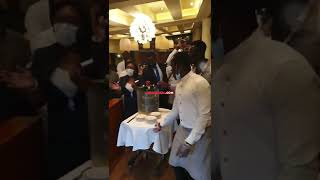Watch how Tracey Boakye turned entire Kempinski Staff into ‘Jama Boys’ for birthday dinner [Video]