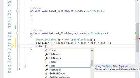 OpenFileDialog with c#