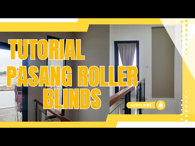 Tutorial DIY: Cara Pasang Roller Blinds di Atas Tangga | Pemasangan di Ceger Jakarta Timur