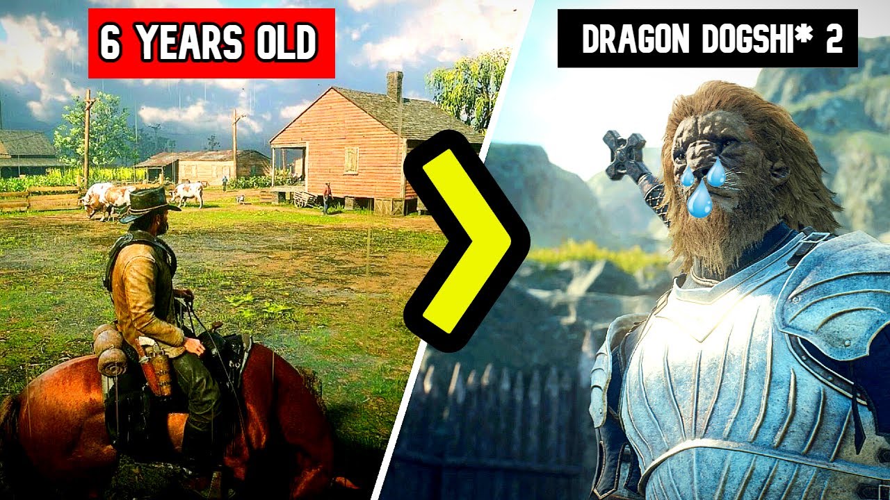 THESE TWO GAMES ARE 6 YEARS APART🤣 | DRAGON DOGMA 2 Vs RED DEAD ...