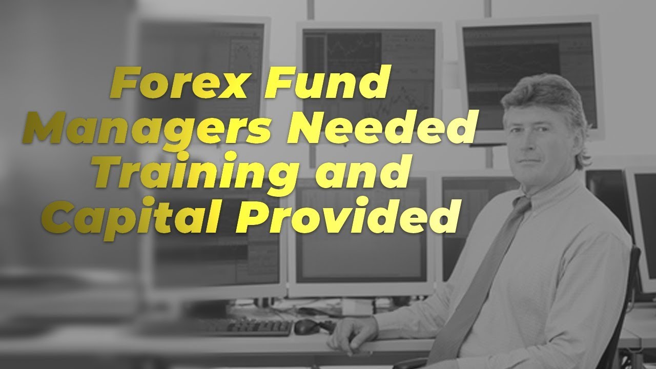 Forex Fund Managers Needed Training And Capital Provided - 