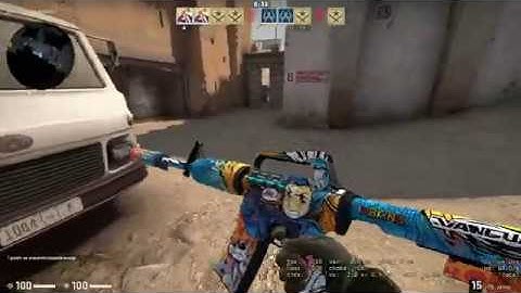 Skin m4a1-S, Player Two, Gracz 2, Counter-Strike, CS GO , float 0.15, Prisma 2