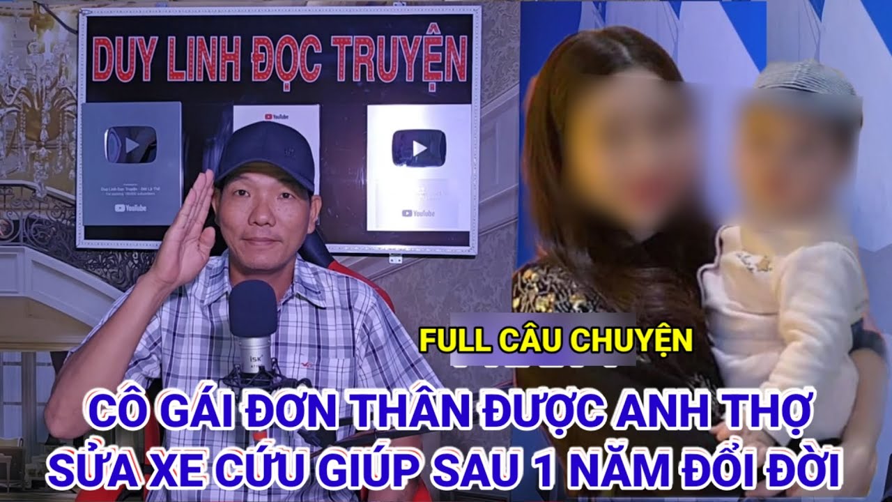 Cô gái mẹ đơn thân được anh thợ sửa xe cứu giúp sau một năm đổi đời